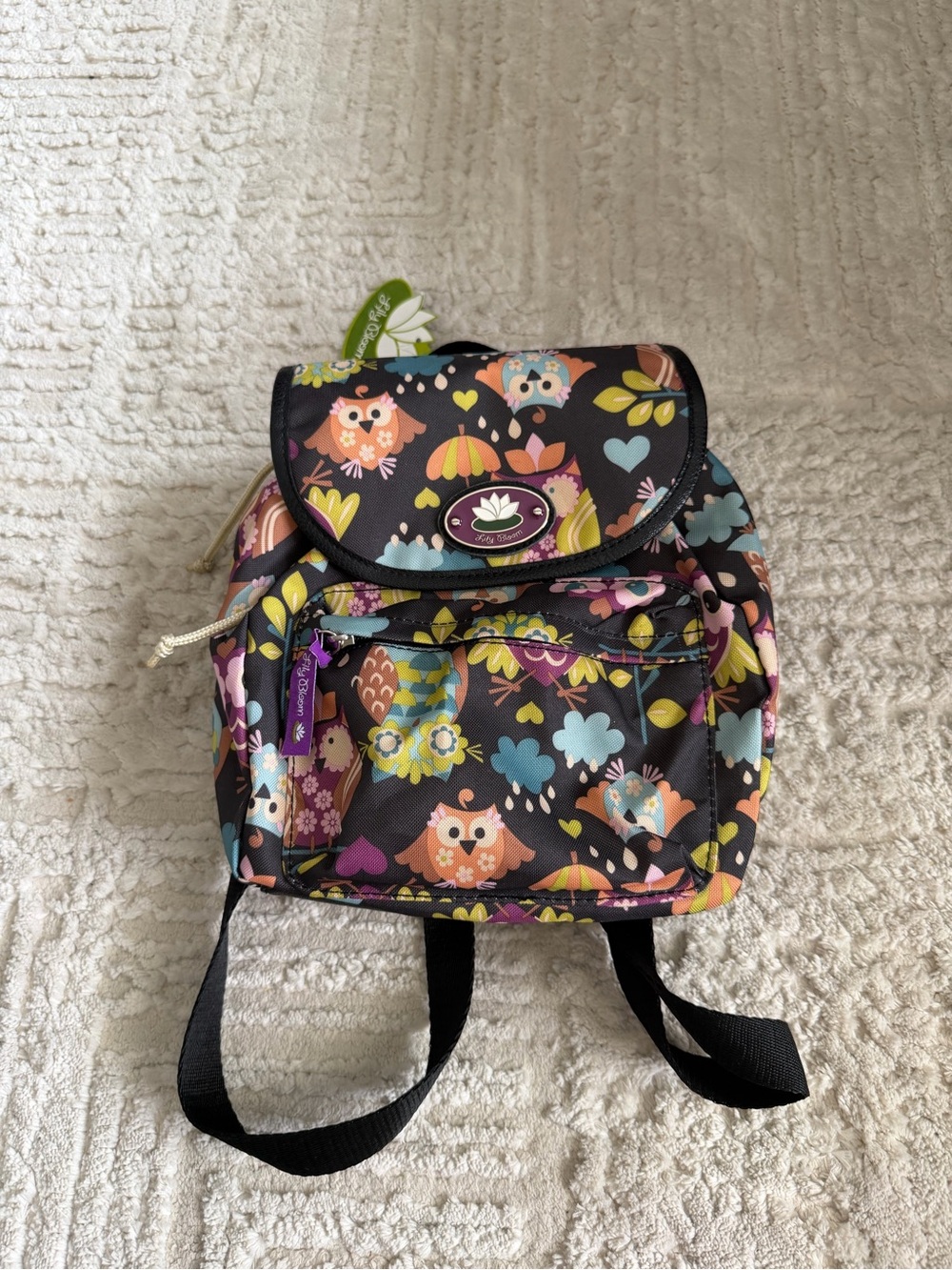 Lily Bloom floral backpack NWT